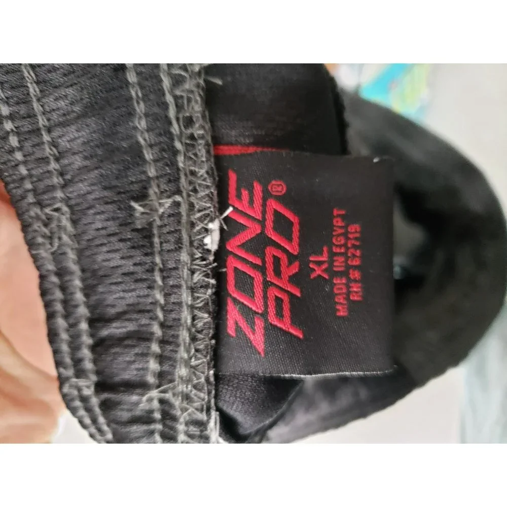 Zone Pro XL gray‎ black silver Athletic Gym Running mens Shorts